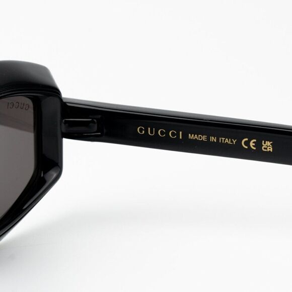 NEW Gucci GG1719S 001 Black Grey Women Square Sunglasses GG 1719S main image 11